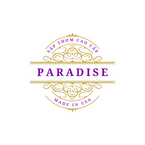 [Nhập Khẩu USA]Sáp thơm Phòng và Ô tô Paradise Black Thảo mộc,Gió biển,Hoa rừng