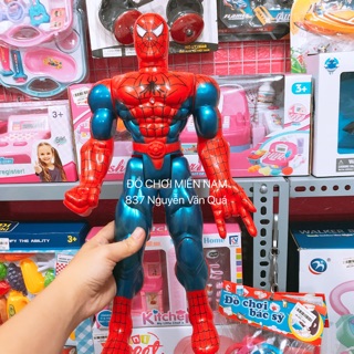 Đồ chơi siêu nhân nhện lớn kèm đèn chiếu dành cho các bé thích chơi siêu anh hùng avenger spiderman SP000081