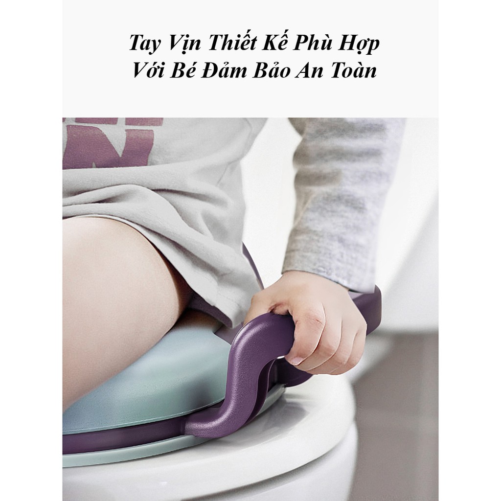 Bệ Ngồi Toilet Có Tay Vịn - BabyCare