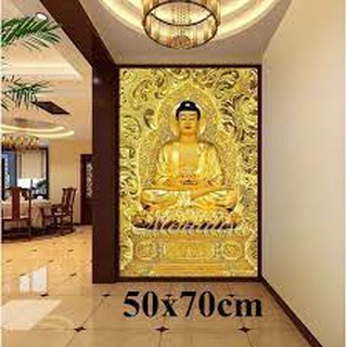 Tranh đính đá phật tổ y8094 chưa đính