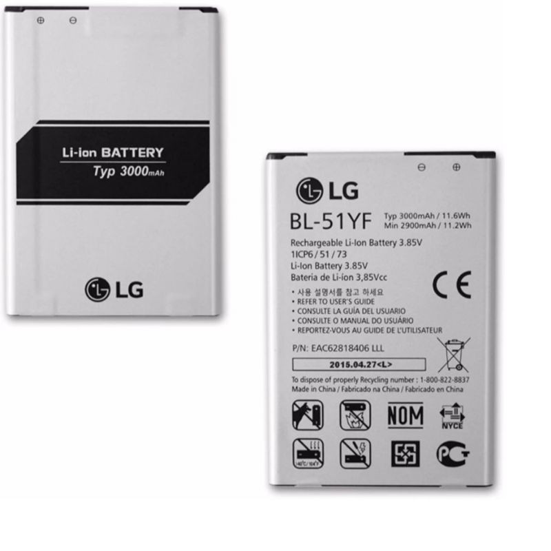 Pin LG G4 BL-51YF bảo hành 6 tháng đổi mới.