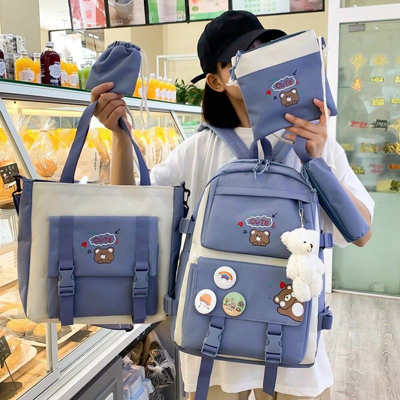 SET BALO 4 MÓN Học Sinh Cấp 1 2 3 ĐẾN TRƯỜNG  ĐI HỌC, SET BALO THỜI TRANG - Nhiều Mẫu Hot