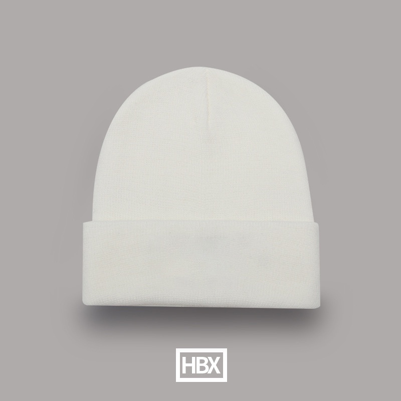 Mũ len dệt kim thêu họa tiết phong cách hiphop