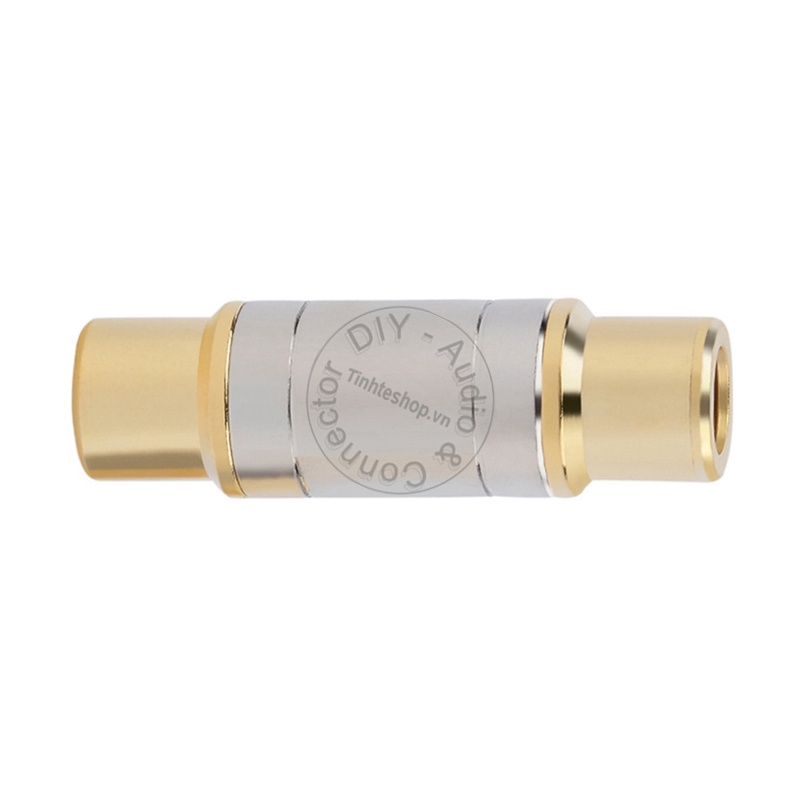 Đầu nối AV cái sang cái nhân đồng mạ vàng 24K 1 chiếc - RCA female to female adapter