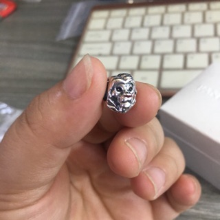 Hạt charm bạc vua sư tử