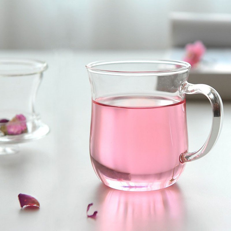 Set ly uống trà cách nhiệt + dụng cụ lọc trà tiện lợi