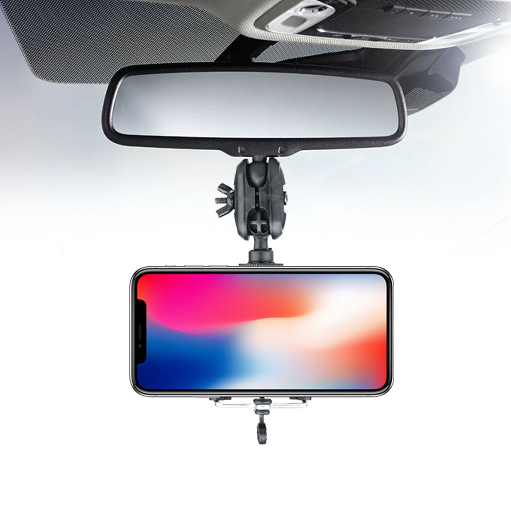 Universal Car  Rearview Mirror Mount Mobile Phone Holder GPS Bracket Stands 2018