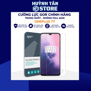 Cường lực oneplus 7t trong suốt KHÔNG FULL MÀN chống bám vân tay chính hãng GOR phụ kiện huỳnh tân store