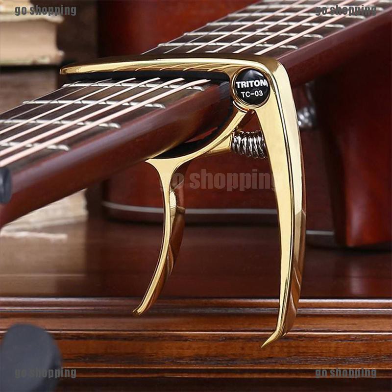 Kẹp Capo Có Lò Xo Thay Đổi Nhanh Họa Tiết Vân Gỗ Dành Cho Đàn Guitar Acousitc/Guitar Điện/Guitar Bass