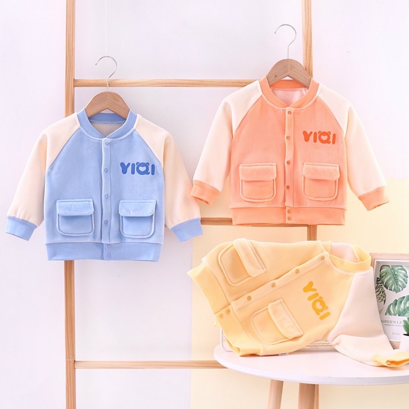 Áo khoác nỉ nhung quảng châu cao cấp cho bé