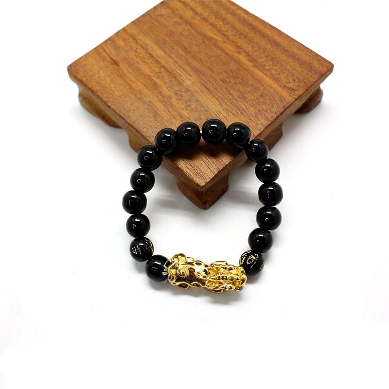 [ xả kho ] Vòng tay tỳ hưu phong thủy nam nữ VT003PT mang may mắn mang tài vận