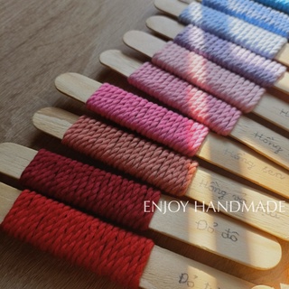 1m Dây thừng 5mm macrame cotton 3 xoắn