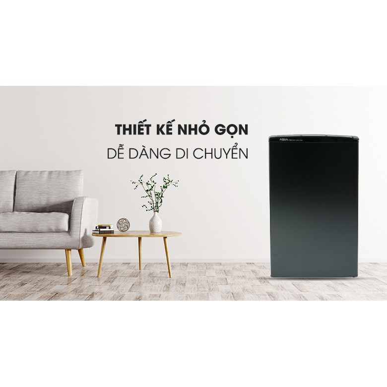 Tủ lạnh Aqua 90 lít AQR-D99FA(BS) (Miễn phí giao tại HCM-ngoài tỉnh liên hệ shop)