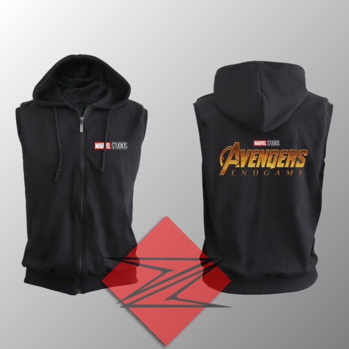 Áo Vest / áo Vest có khóa kéo hình Avengers End