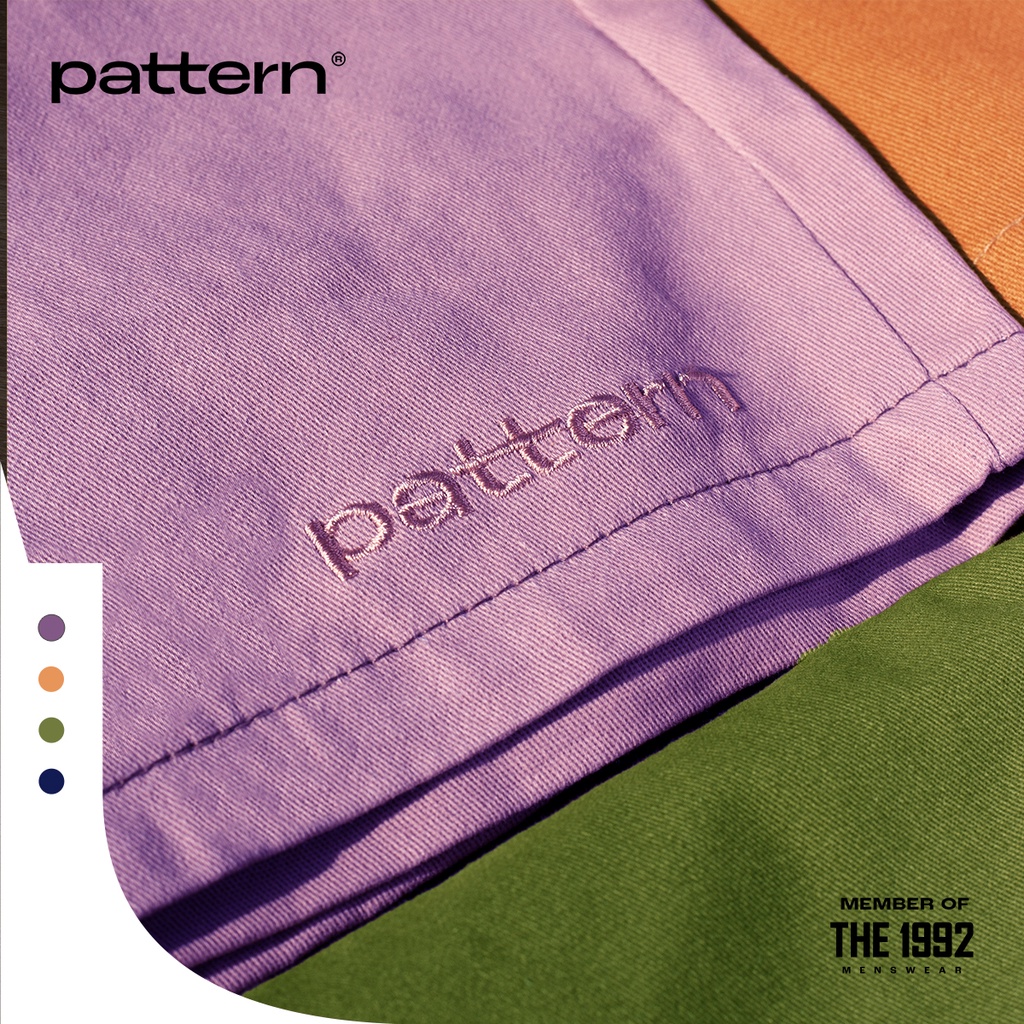 Quần đùi nam PATTERN THE 1992 Short kaki cạp chun