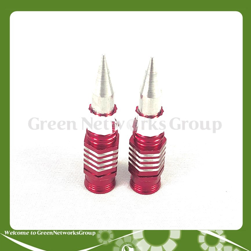 Bộ 2 Ốc đũa thắng Hỏa Tiễn Viền Sọc trang trí xe máy Greennetworks