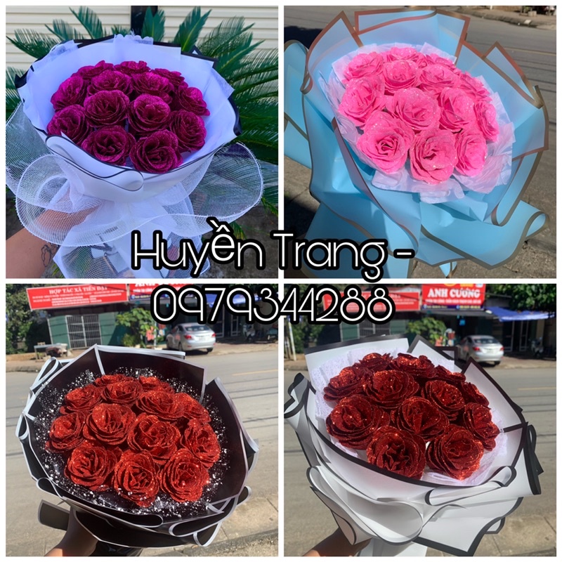 BÓ 14 BÔNG HOA NHŨ KIM TUYẾN