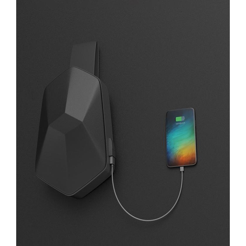 (SẴN HÀNG) Túi Đeo Chéo Nam Cổng Sạc Usb Chống Thấm Nước | BigBuy360 - bigbuy360.vn