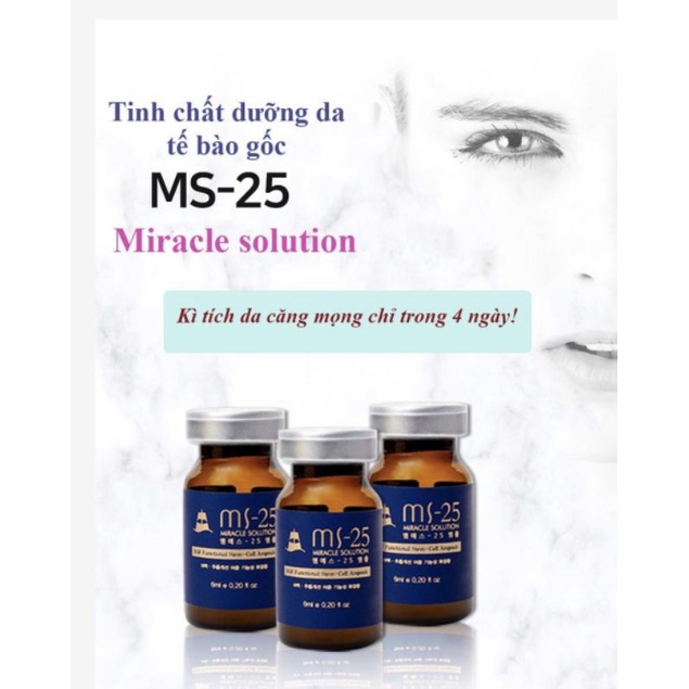 TINH CHẤT SIÊU TRẮNG DA MS25 MIRACLE SOLUTION | BigBuy360 - bigbuy360.vn
