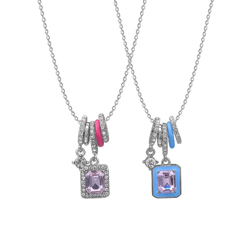 Vòng cổ Hình Kẹo Màu Cầu Vồng Phong Cách Harajuku Mới