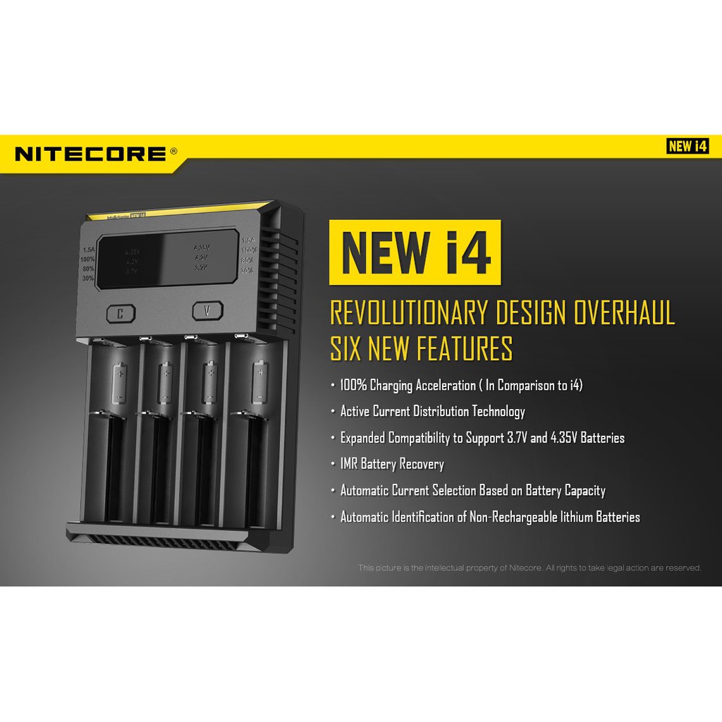 Sạc Chuyên Dụng Nitecore - I4 New (Version 2016)