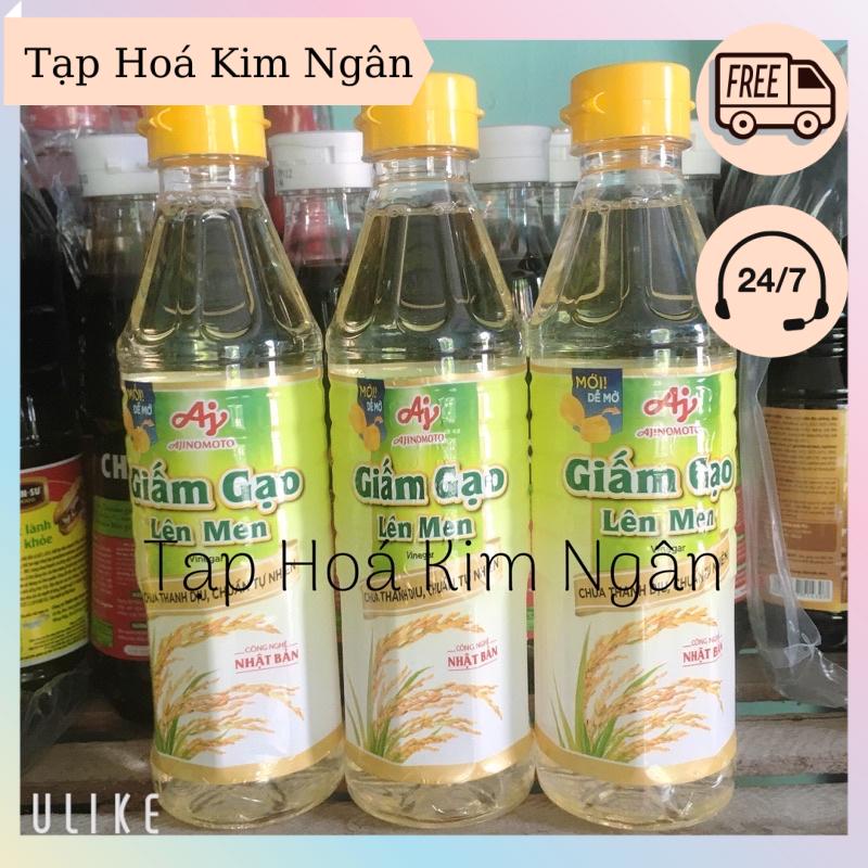 Giấm Gạo Lên Men AJINOMOTO Chua Thanh Dịu, Chuẩn Tự Nhiên 400ml [THKN77]