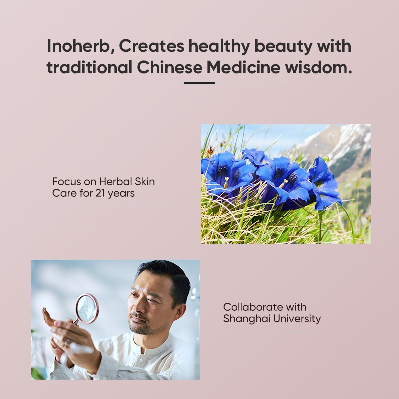 Sữa rửa mặt gentiana INOHERB làm dịu da nhạy cảm - Soothing Cleanser 100g