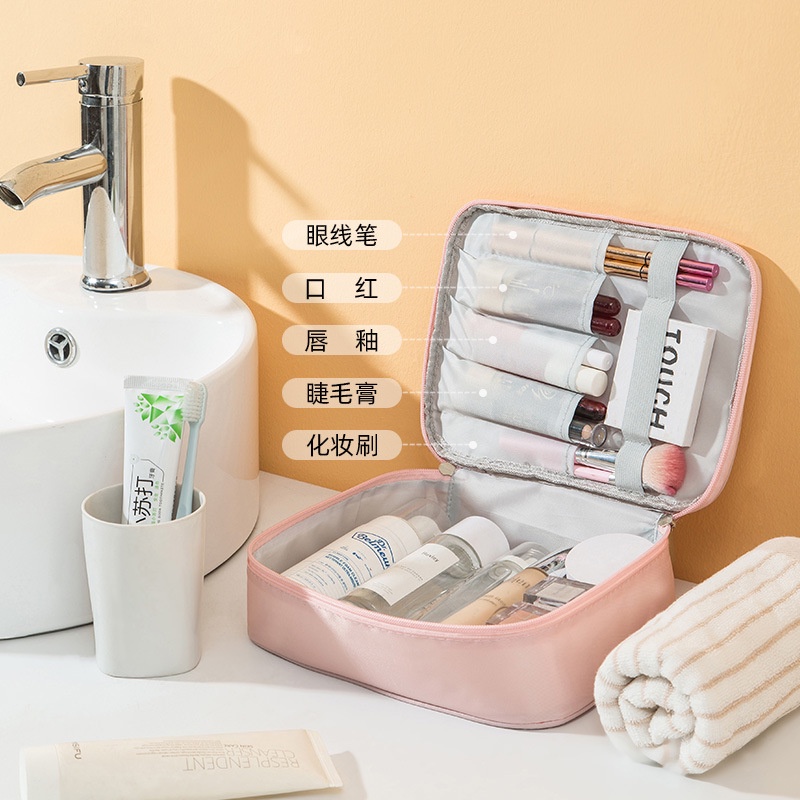Túi đựng mỹ phẩm đa năng chống thấm nước họa tiết hoạt hình xinh xắn