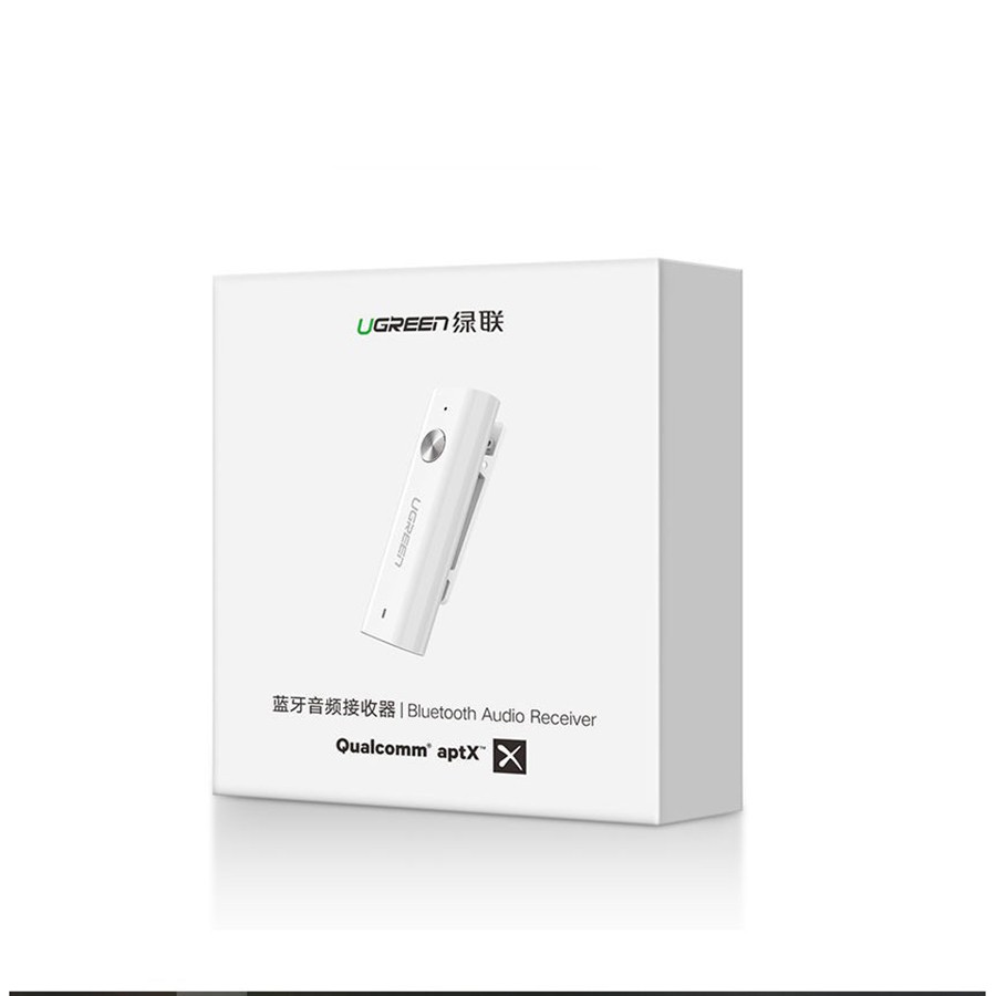 Bộ thu Bluetooth 5.0 Ugreen 40854 cho tai nghe, loa, âm ly hỗ trợ APTX chính hãng - HapuStore