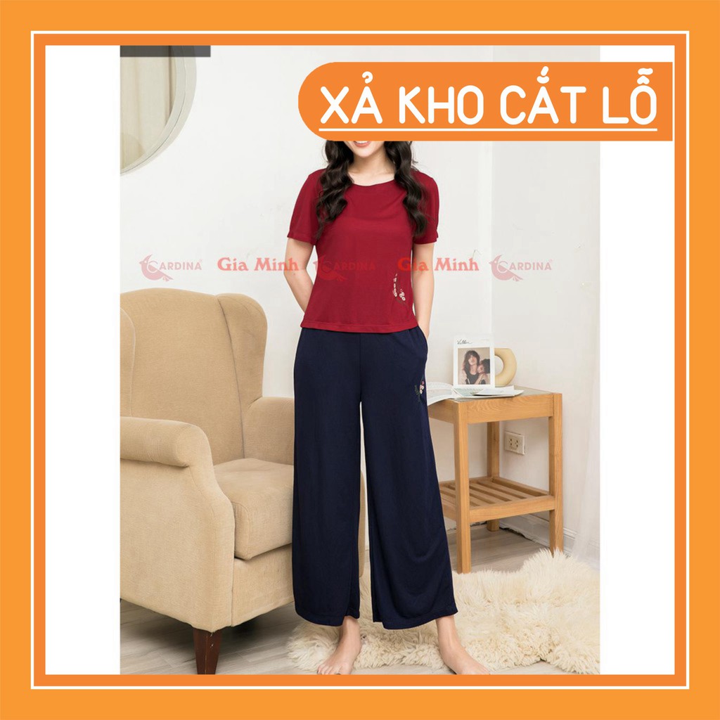 [SALE CỰC SỐC] Bộ Đũi Lụa Dài Cao Cấp CARDINA