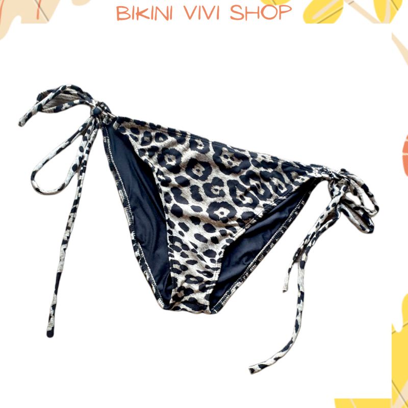 Quần bơi nữ, bikini lẻ dạng chip tam giác sexy da báo Vivi Shop