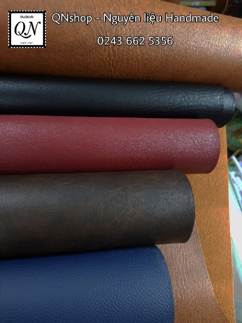Vải da dày may túi, ví, nguyên liệu làm túi, nguyên liệu Handmade