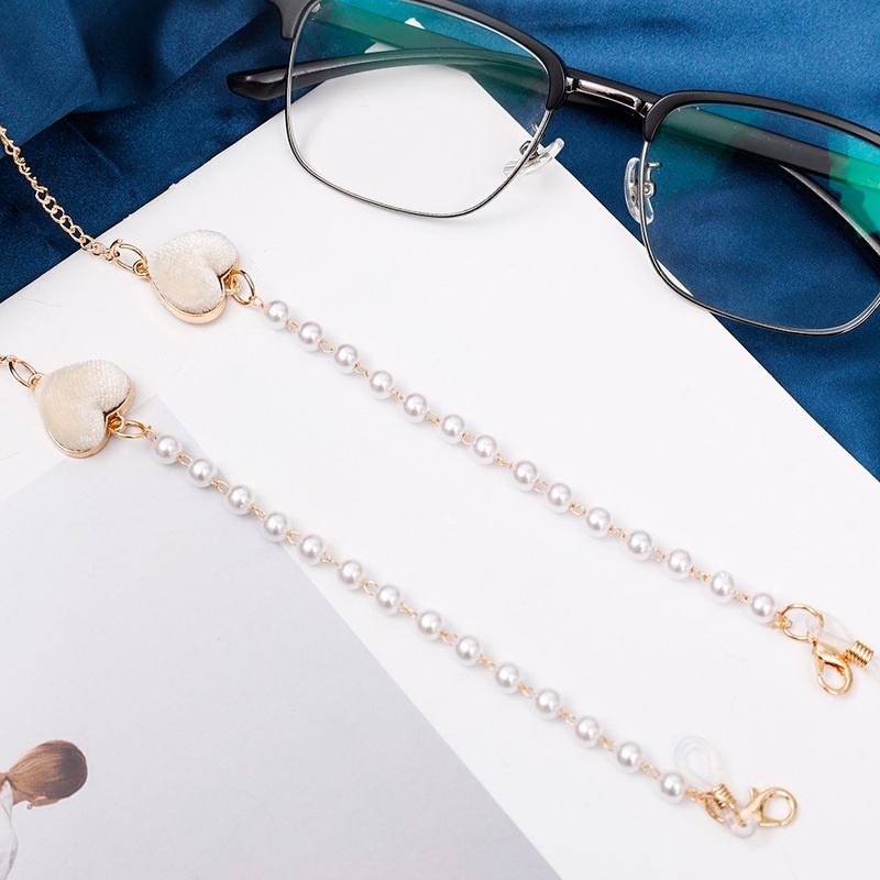 Dây Đeo Kính Mát Hình Trái Tim Chống Mất Thời Trang Dành Cho Nữ