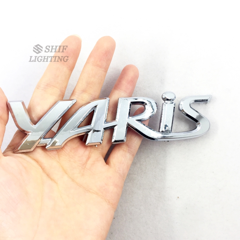 Miếng dán logo trang trí xe hơi bằng ABS cho TOYOTA YARIS