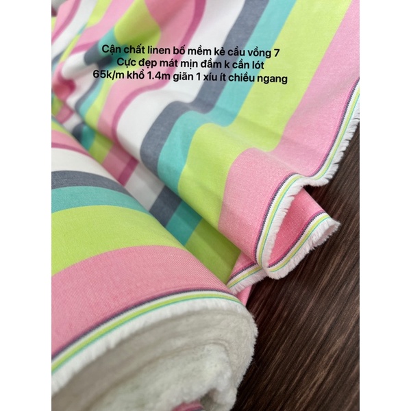 vải linen bột- Linen Tưng Nhiều màu- may váy, may á