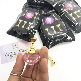 Chân đế kim cương gắn móng giả 5 đế