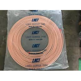 1m ống đồng phi 6 - 19mm. Thương hiệu LHCT sản xuất tại Thái Lan