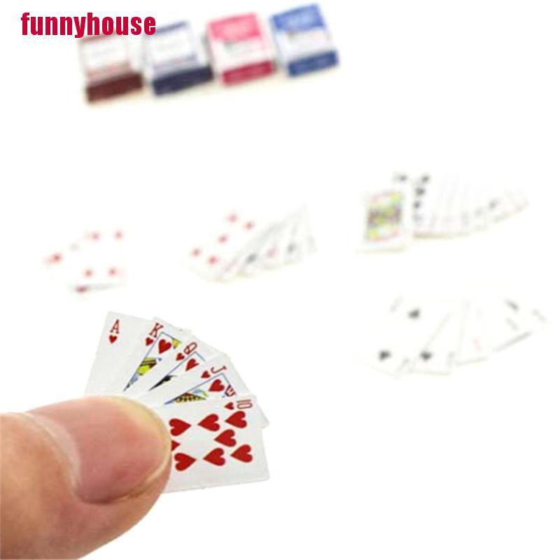 Bộ Bài Poker Cho Nhà Búp Bê 1: 6 / 1: 12