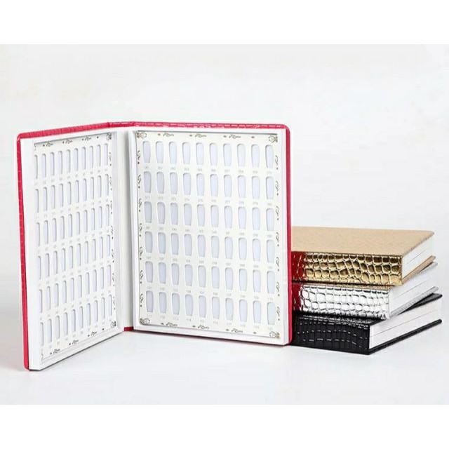 Sổ gắn móng mẫu da cá 216 màu