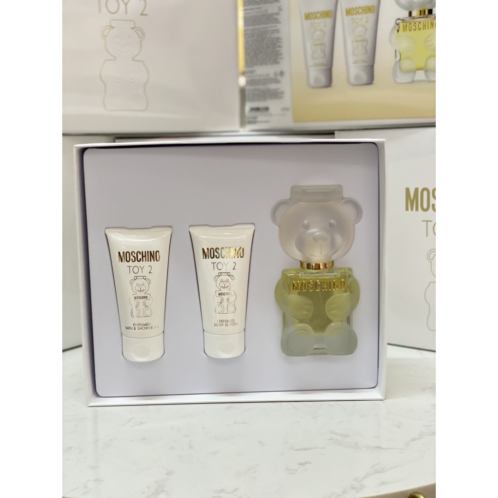 Set nước hoa Moschino Toy 2 edp 50ml - lotion 50ml - gel tắm 50ml (3 món) | Thế Giới Skin Care