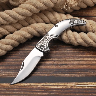 Dao Phượt Móc khóa Mini Gấp Gọn Bỏ túi Du lịch Gọt hoa quả