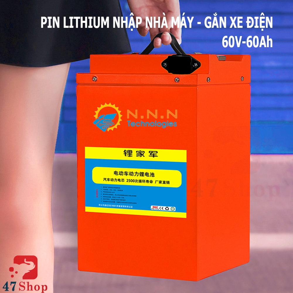 ACQUY Pin LITHIUM 60V 72V cho xe điện - PIN VINFAT FELIZ - KLARA A2