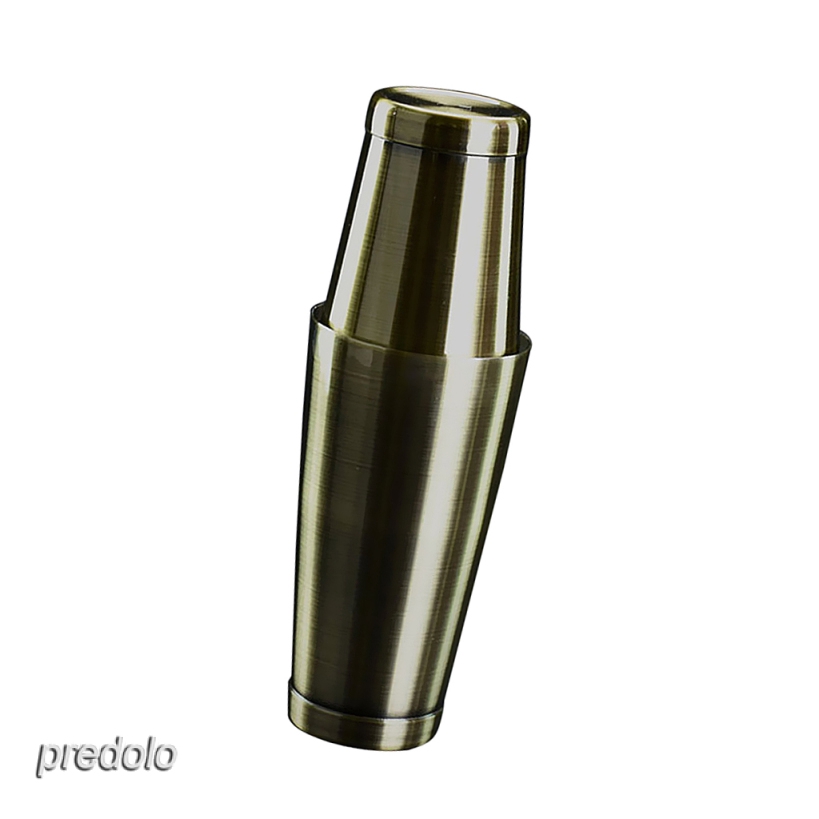 2 Piece Martini BAR COCKTAIL SHAKER Stainless Steel Boston Mixing Tin Set