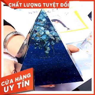 Khuôn Silicone tạo thế Kim Tự Tháp 3D Cỡ Lớn, đổ keo Epoxy Resin