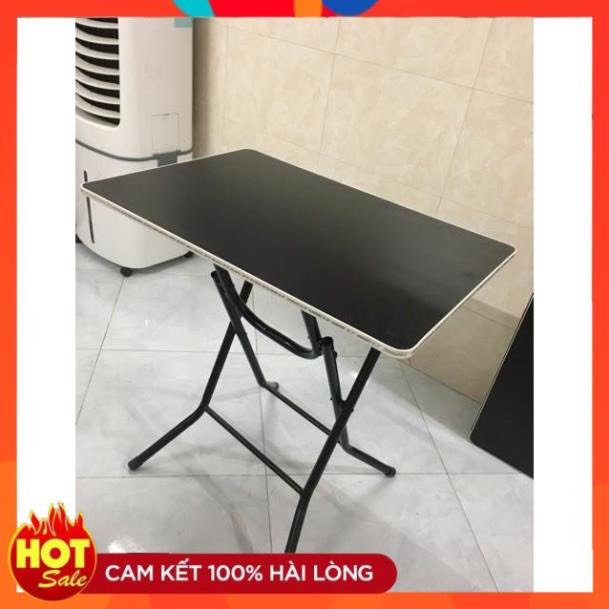 BÀN HỌC GẤP GỌN 50x70cm chân cao 75 cm kèm ghế FREE SHIP chân sắt sơn tích điện siêu bền ( cam kết như hình )