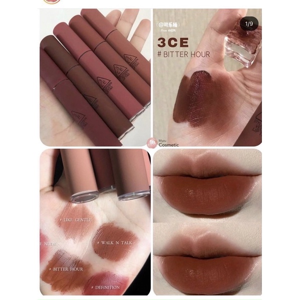 SON 3CE KEM LÌ VELVET LIPS TINT MỚI | BigBuy360 - bigbuy360.vn