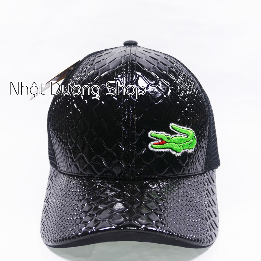 Nón kết lưới Da thêu họa tiết cá xấu, phong cách, Xịn sò cá tính thích hợp cho các bạn nam và nữ