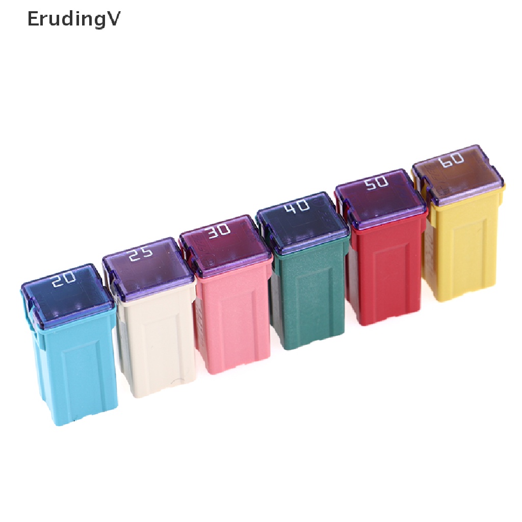 Cầu Chì Ô Tô Hình Vuông Mini 32V 20A 25A 30A 40A 50A60A Kèm Hộp Nhựa