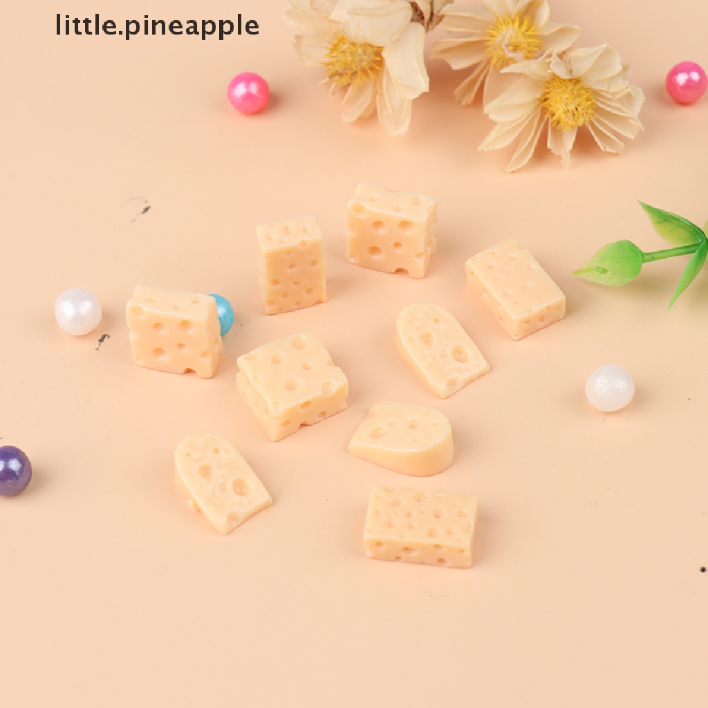 Set 10 Mô Hình Phô Mai mini Tỉ Lệ 1 / 12 Trang Trí Nhà Búp Bê