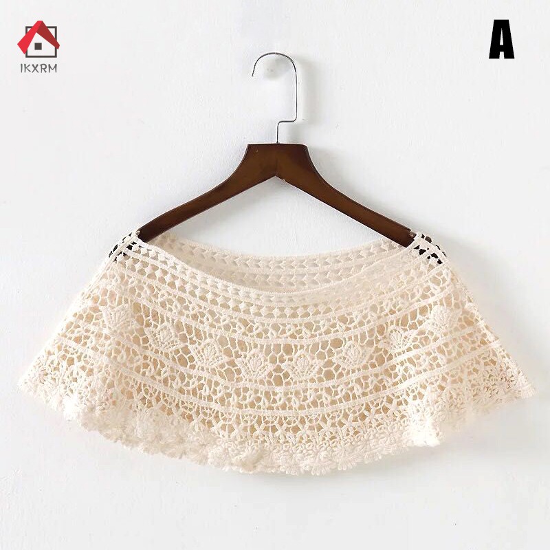 Áo Choàng Đan Len Phối Ren Phong Cách Cổ Điển Dành Cho Nữ | BigBuy360 - bigbuy360.vn